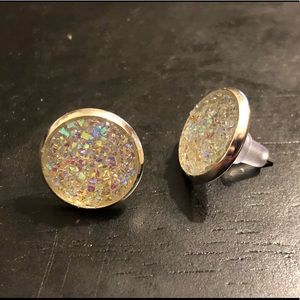Faux Druzy Earrings